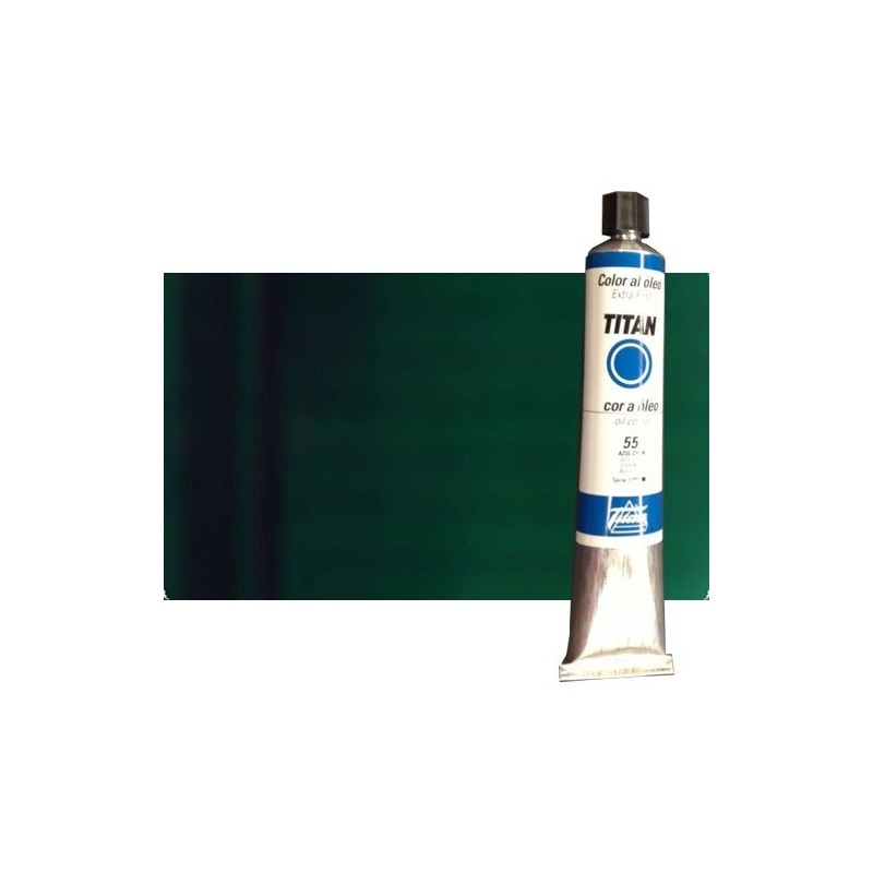 Materiais Belas Artes - Oleo Titan Extra Fino, Azul Ultramarino Esverdeado, 200 ml. | totenart.com