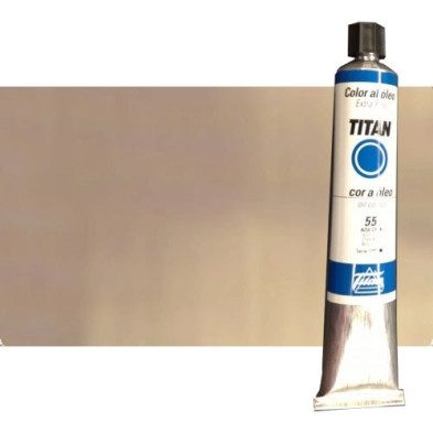 Materiais Belas Artes - Oleo Titan Extra Fino, Cinza Titan, 200 ml. | totenart.com