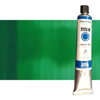 Materiais Belas Artes - Oleo Titan Extra Fino, Verde Azulado, 200 ml. | totenart.com