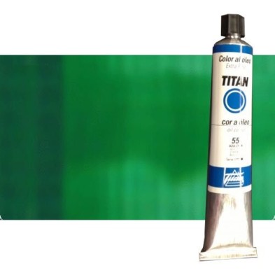 Materiais Belas Artes - Oleo Titan Extra Fino, Verde Esmeralda, 200 ml. | totenart.com