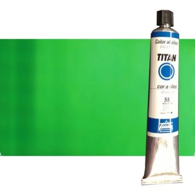 Materiais Belas Artes - Oleo Titan Extra Fino, Verde Titan Claro, 200 ml. | totenart.com