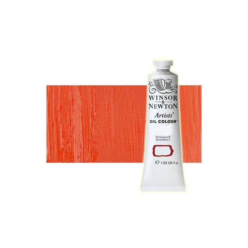 Materiais Belas Artes - Oleo Artstis Winsor & Newton, Escarlata de Cadmio, 37 ml. | totenart.com