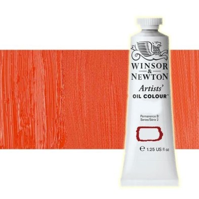 Materiais Belas Artes - Oleo Artstis Winsor & Newton, Escarlata de Cadmio, 37 ml. | totenart.com