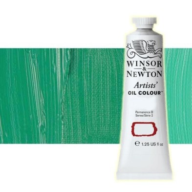 Materiais Belas Artes - Oleo Artstis Winsor & Newton, Esmeralda Winsor, 37 ml. | totenart.com