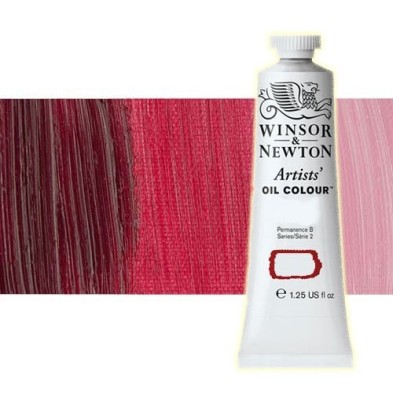 Materiais Belas Artes - Oleo Artstis Winsor & Newton, Laca Garança Rosa Genuino, 37 ml. | totenart.com