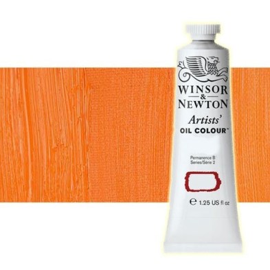 Materiais Belas Artes - Oleo Artstis Winsor & Newton, Laranja de Cadmio, 37 ml. | totenart.com
