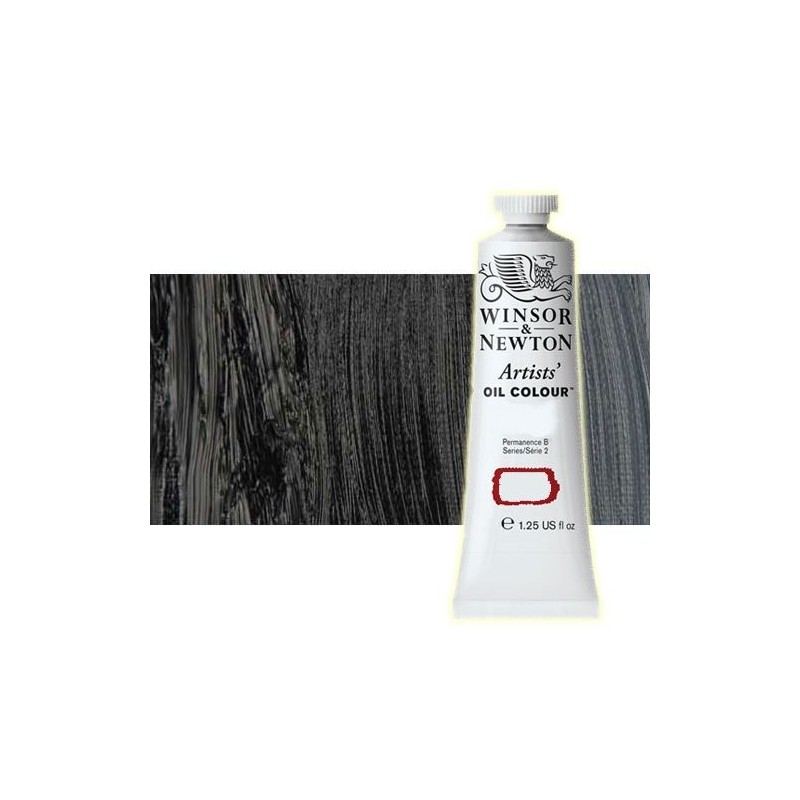Materiais Belas Artes - Oleo Artstis Winsor & Newton, Preto Fumaça, 37 ml. | totenart.com
