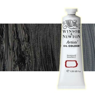 Materiais Belas Artes - Oleo Artstis Winsor & Newton, Preto Fumaça, 37 ml. | totenart.com