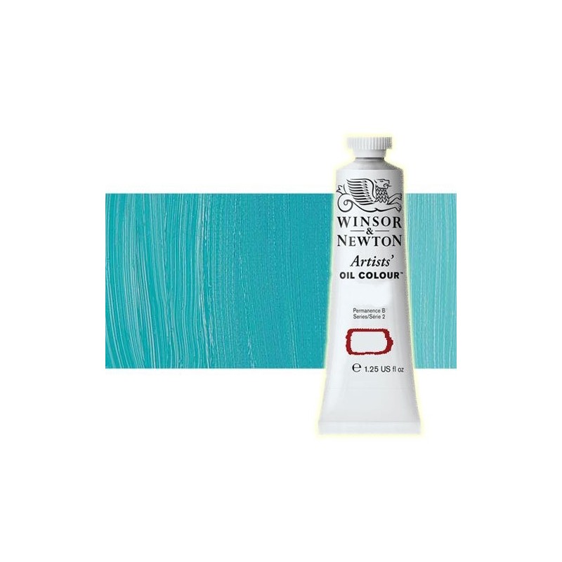 Materiais Belas Artes - Oleo Artstis Winsor & Newton, Turquesa Cobalto Claro, 37 ml. | totenart.com