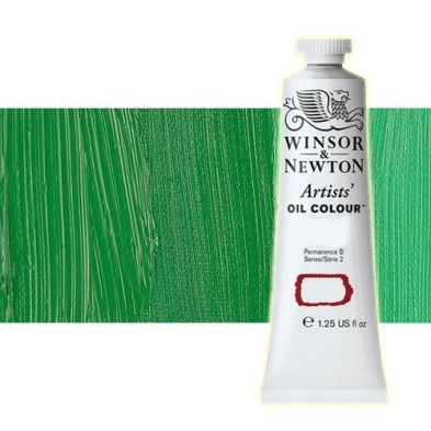Materiais Belas Artes - Oleo Artstis Winsor & Newton, Verde Permanente Claro, 37 ml. | totenart.com
