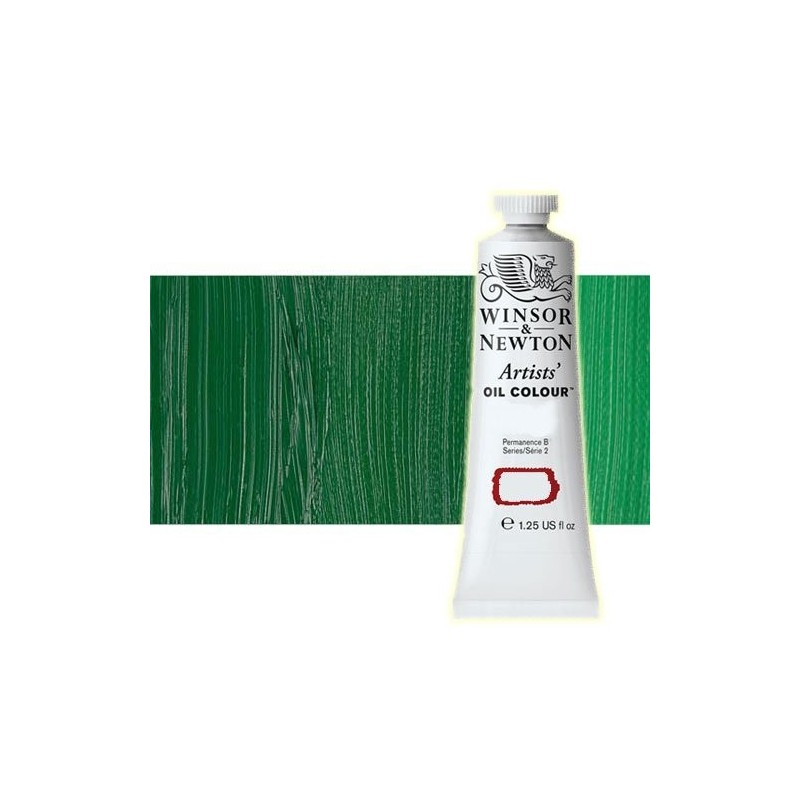 Materiais Belas Artes - Oleo Artstis Winsor & Newton, Verde Permanente, 37 ml. | totenart.com