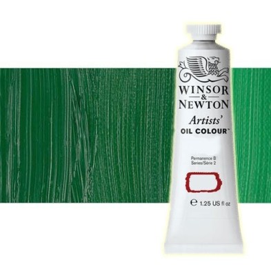 Materiais Belas Artes - Oleo Artstis Winsor & Newton, Verde Permanente, 37 ml. | totenart.com