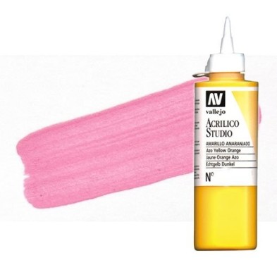 Materiais Belas Artes - Acrilico Vallejo,Vermelho Rosa Azo, 200 ml. | totenart.com