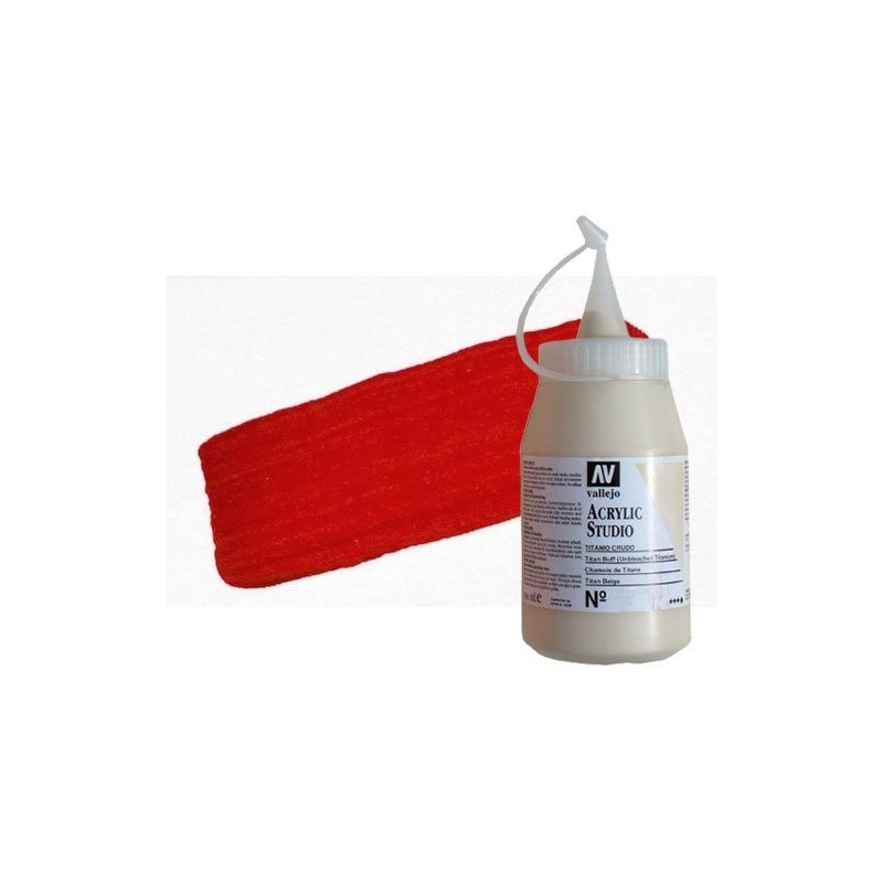 Materiais Belas Artes - Acrilico Vallejo, Vermelho Cadmio, 1 lt. | totenart.com