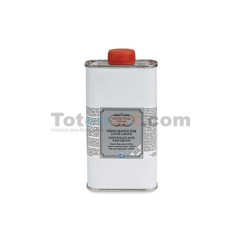 Verniz Gravura Preto Satinado, Charbonnel, LAMOUR, 1000 ml.