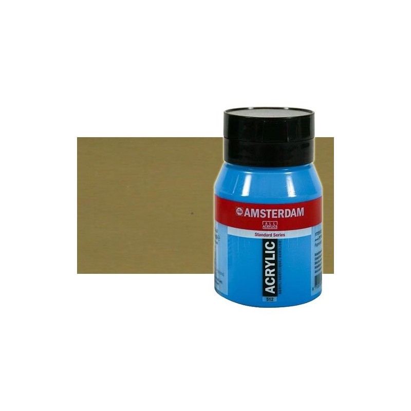 Materiais Belas Artes - Acrilico Amsterdam Ouro Claro 500 ml. | totenart.com