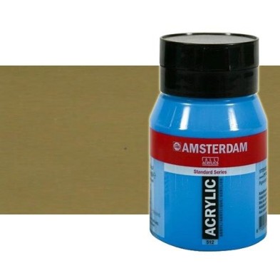 Materiais Belas Artes - Acrilico Amsterdam Ouro Claro 500 ml. | totenart.com