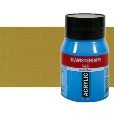 Materiais Belas Artes - Acrilico Amsterdam Ouro Escuro 500 ml. | totenart.com