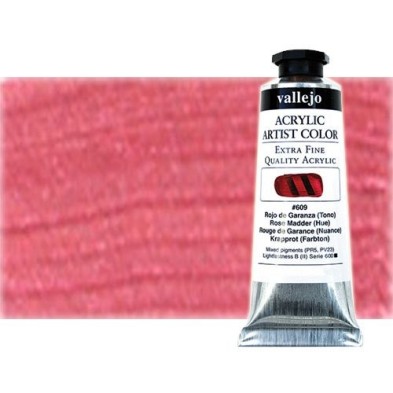 Materiais Belas Artes - Acrilico Vallejo Artist Vermelho Iridiscente, 60 ml. | totenart.com