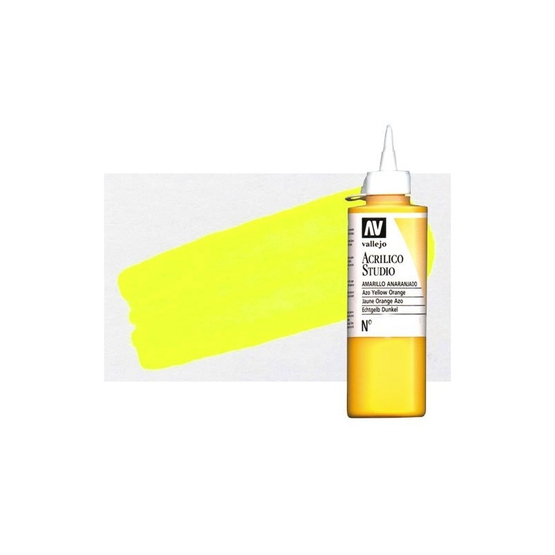 Materiais Belas Artes - Acrilico Vallejo, Amarelo Limao Fluorescente, 200 ml. | totenart.com