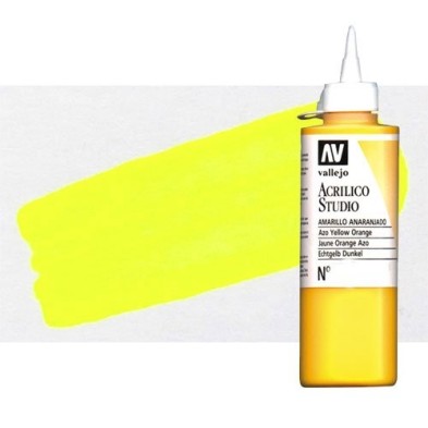 Materiais Belas Artes - Acrilico Vallejo, Amarelo Limao Fluorescente, 200 ml. | totenart.com