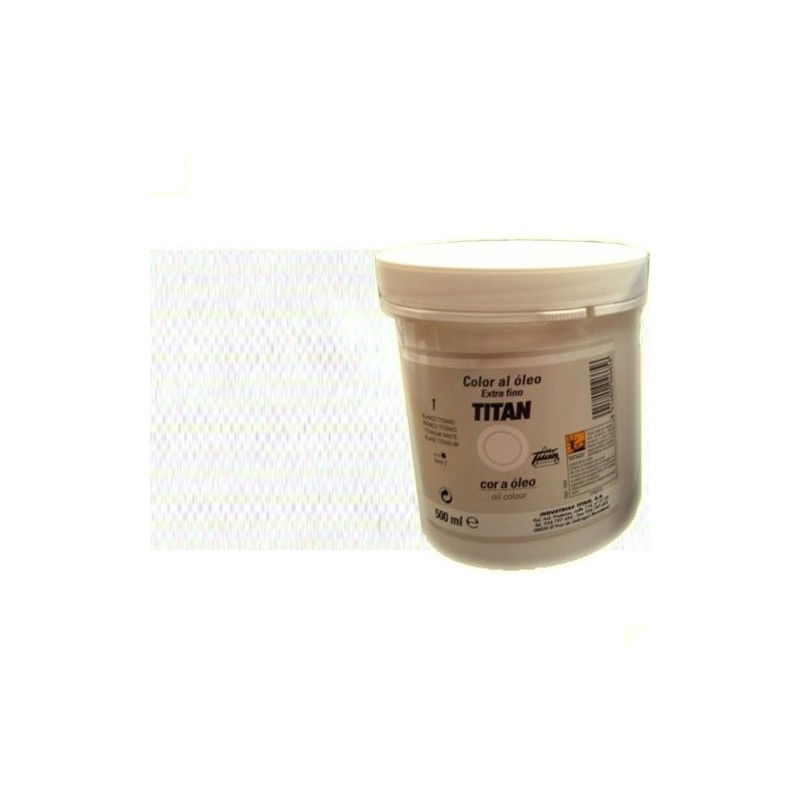 Materiais Belas Artes - Oleo Titan Extra Fino, Branco Titanio, 500 ml. | totenart.com