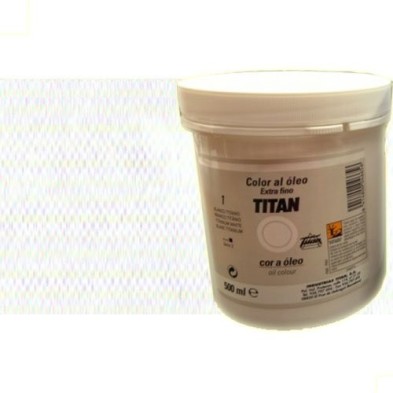 Materiais Belas Artes - Oleo Titan Extra Fino, Branco Titanio, 500 ml. | totenart.com