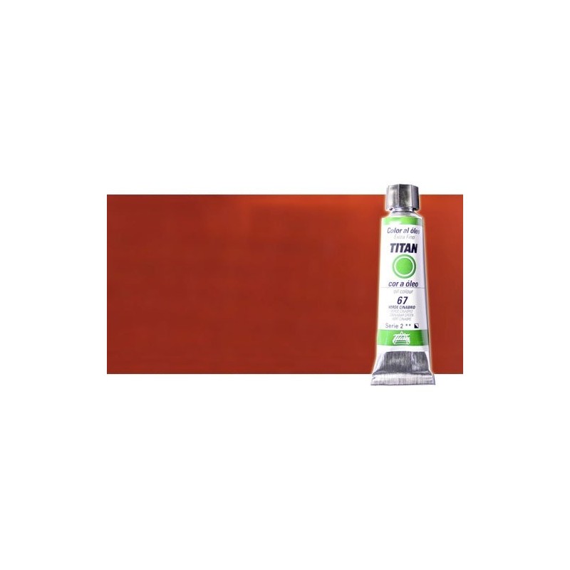 Materiais Belas Artes - Oleo Titan Extra Fino, Vermelho Ingles Claro, 20 ml. | totenart.com