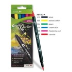 Marcador Tombow, Set de 6 Cores Primarios