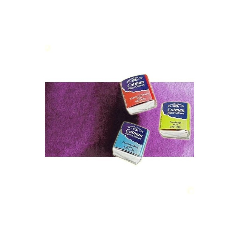 Materiais Belas Artes - Aquarela W&N, 1/2 godet, Malva | totenart.com