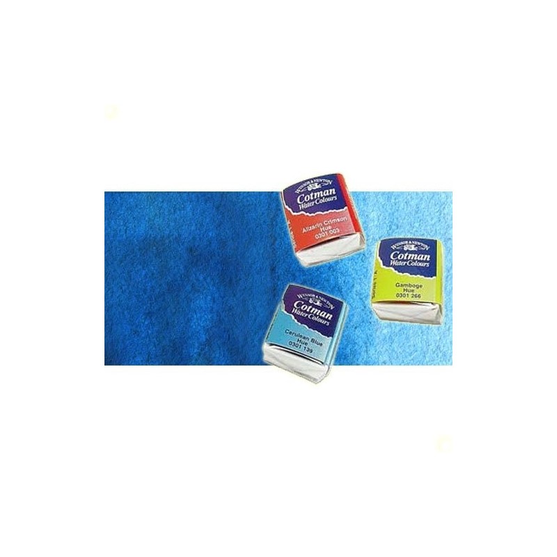 Materiais Belas Artes - Aquarela W&N, 1/2 godet, Turquesa | totenart.com