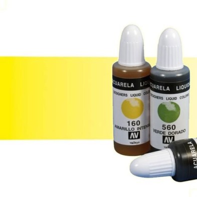 Materiais Belas Artes - Aquarela Liquida Vallejo, Amarelo Limao, 32 ml. | totenart.com