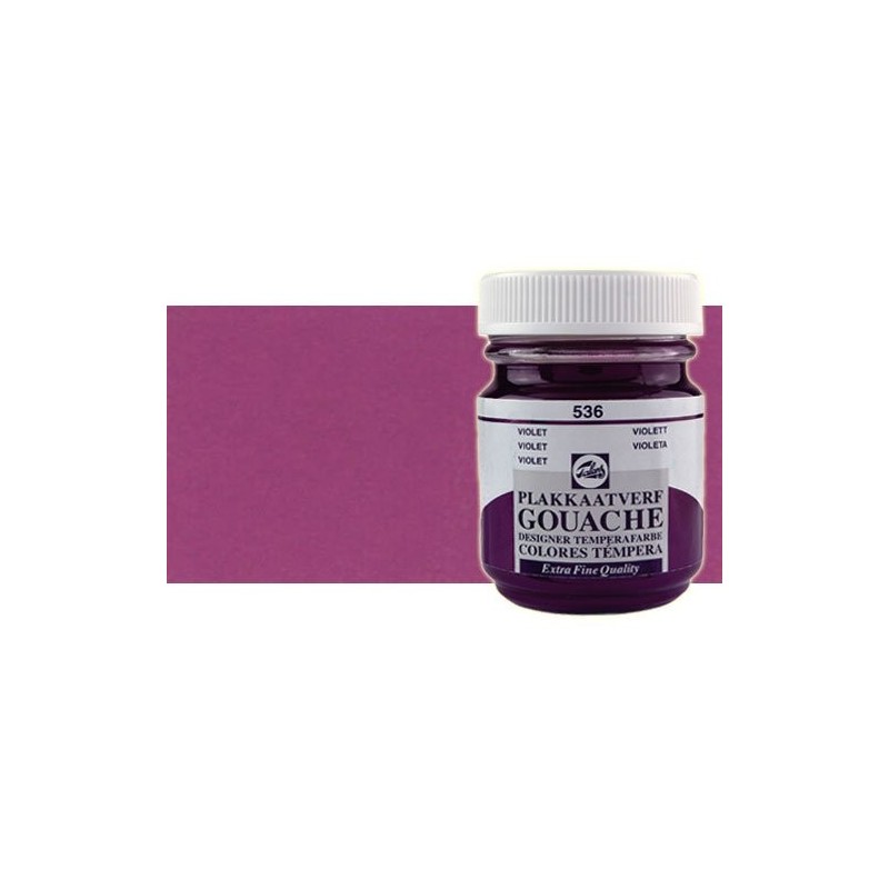 Gouache Extrafino Talens, Violeta Rojizo, 50 ml.