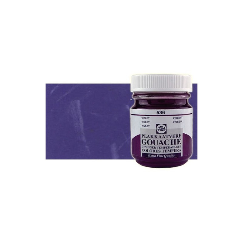Gouache Extrafino Talens, Violeta Azulado, 50 ml.