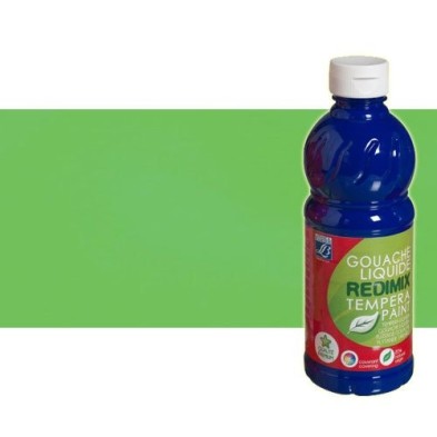 Gouache liquido Verde Fluor., Lefranc, 500 ml.