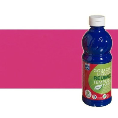 Gouache liquido Rosa Fluor., Lefranc, 500 ml.