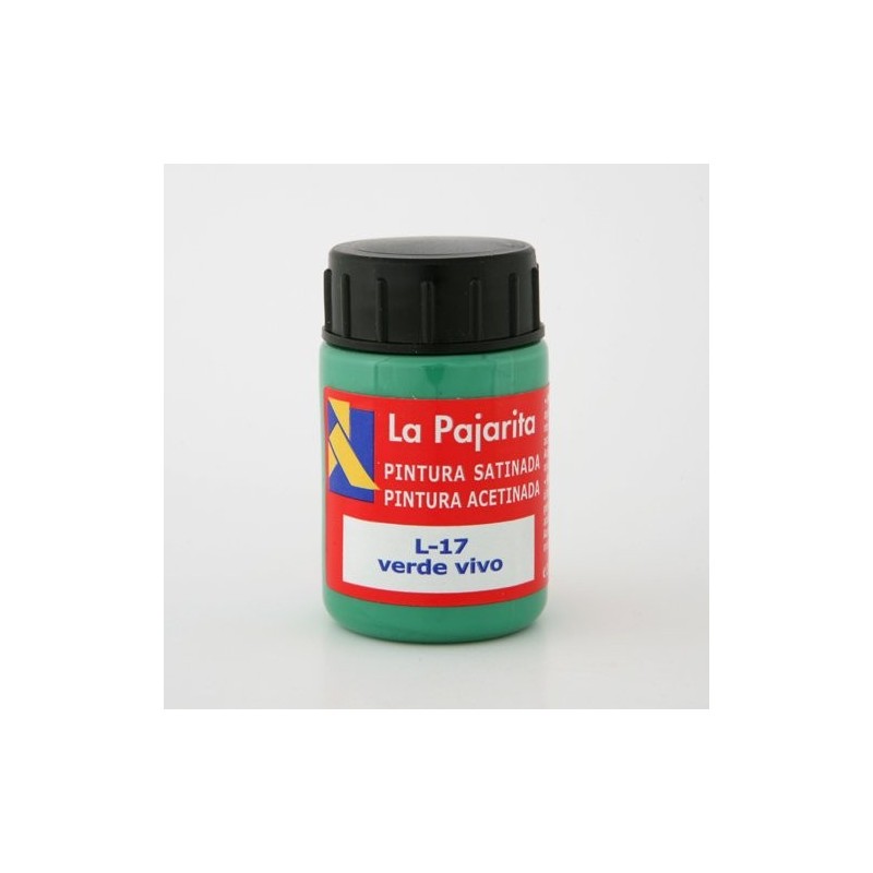 Gouache La Pajarita Verde Viva L-17, 35 ml.