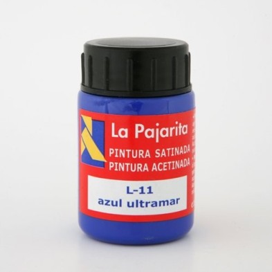 Gouache La Pajarita Azul Ultramarino L-11, 35 ml.