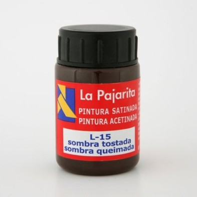 Gouache La Pajarita Sombra Queimada L-15, 35 ml.