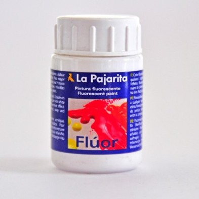 Materiais Belas Artes - Gouache La Pajarita Branco Fluorescente F-00, 35 ml. | totenart.com
