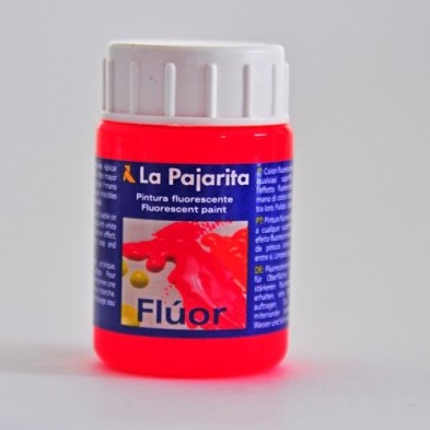 Materiais Belas Artes - Gouache La Pajarita Vermelho Papoila Fluorescente F-03, 35 ml. | totenart.com