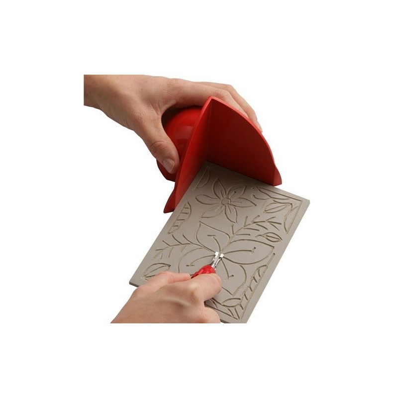 Placa metal linoleo 23x18 cm