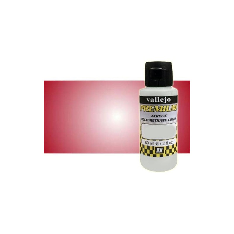 Materiais Belas Artes - Premium acrilico Vallejo Vermelho transparente 60 ml. | totenart.com