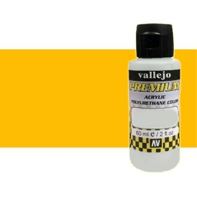 Materiais Belas Artes - Premium acrilico Vallejo Amarelo Ouro fluo 60 ml. | totenart.com