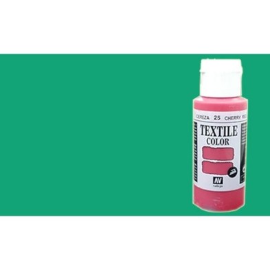 Textil Vallejo Verde Fluorescente, 60 ml.