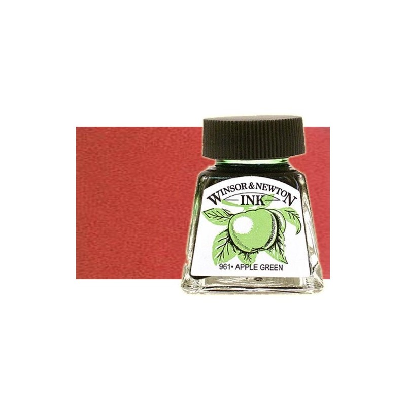 Tinta Desenho Vermelho Escuro, Winsor & Newton, 14 ml.