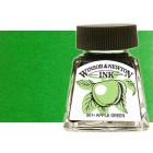 Tinta Desenho Verde Brilhante, Winsor & Newton, 14 ml.