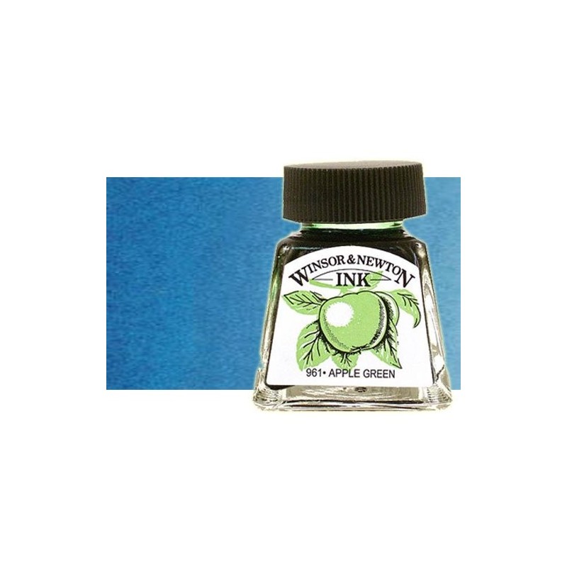 Tinta Desenho Azul Cobalto, Winsor & Newton, 14 ml.