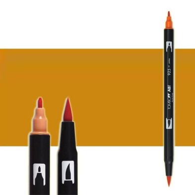 Marcador Tombow Dark Ochre dual brush pen