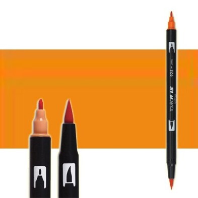 Marcador Tombow Orange dual brush pen
